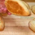 Pan sin levadura 2 bocados